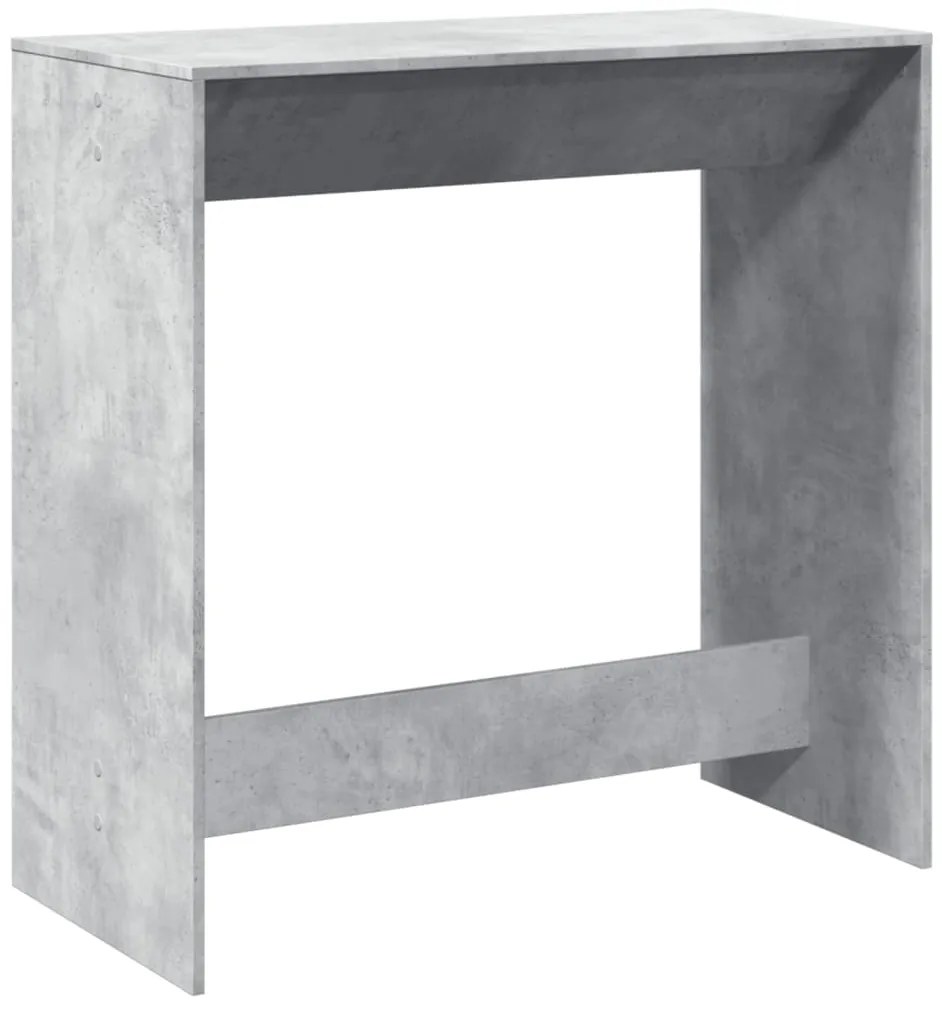 Mesa de bar 102x50x103,5 cm derivados madeira cinzento cimento