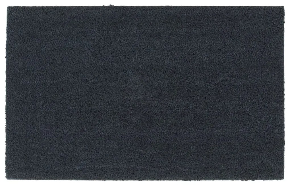 vidaXL Tapete de porta 50x80 cm fibra de coco tufada cinzento escuro