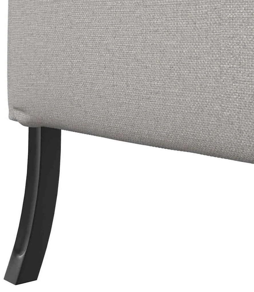 Sofá Alto Cinza Claro 109x56x121 cm Fabrics