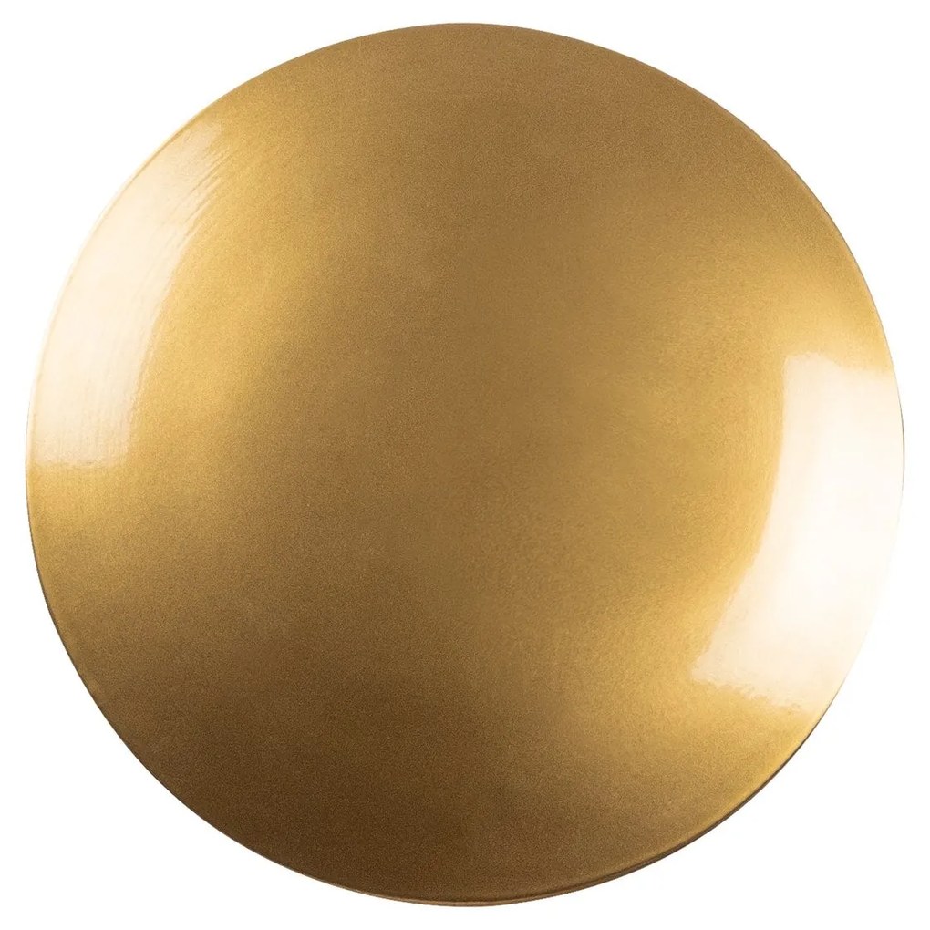 Candeeiro de Parede Yosma – Dourado – 25x25x16 cm