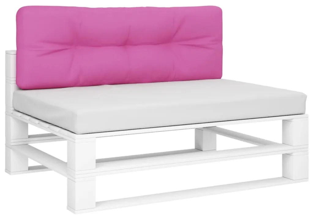 Almofadão para sofá de paletes 120x40x12 cm tecido rosa