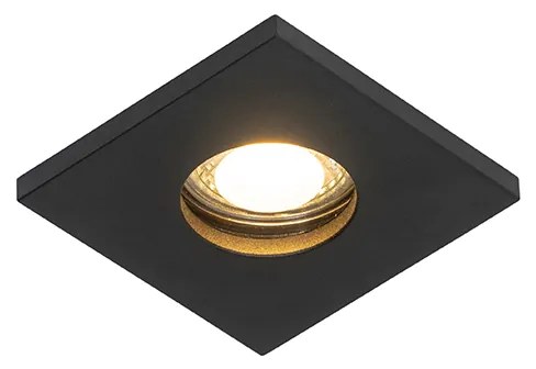 Foco embutido moderno para casa de banho preto - Doku Moderno