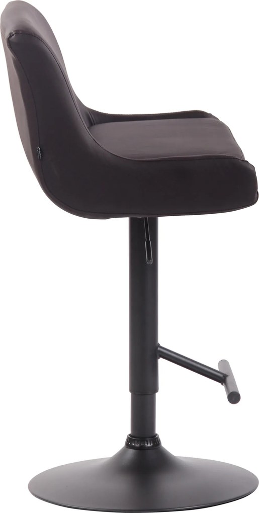 Banco de Bar couro sintético Castanho