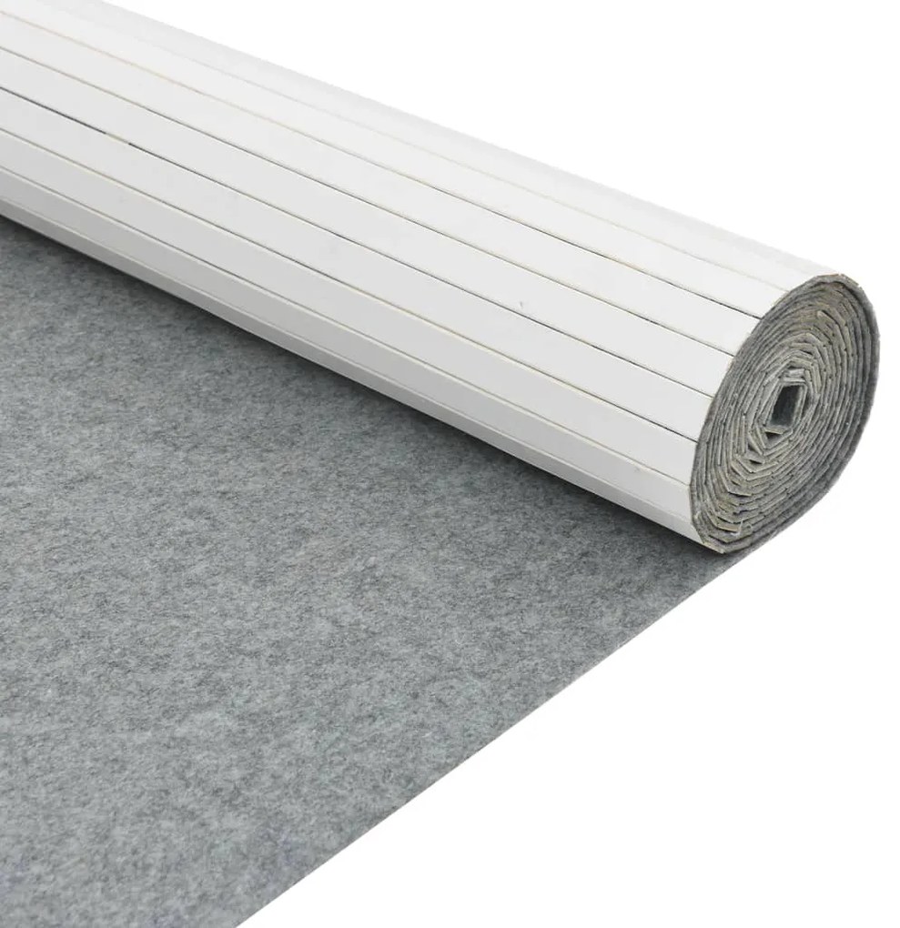 Divisória 165x800 cm bambu branco