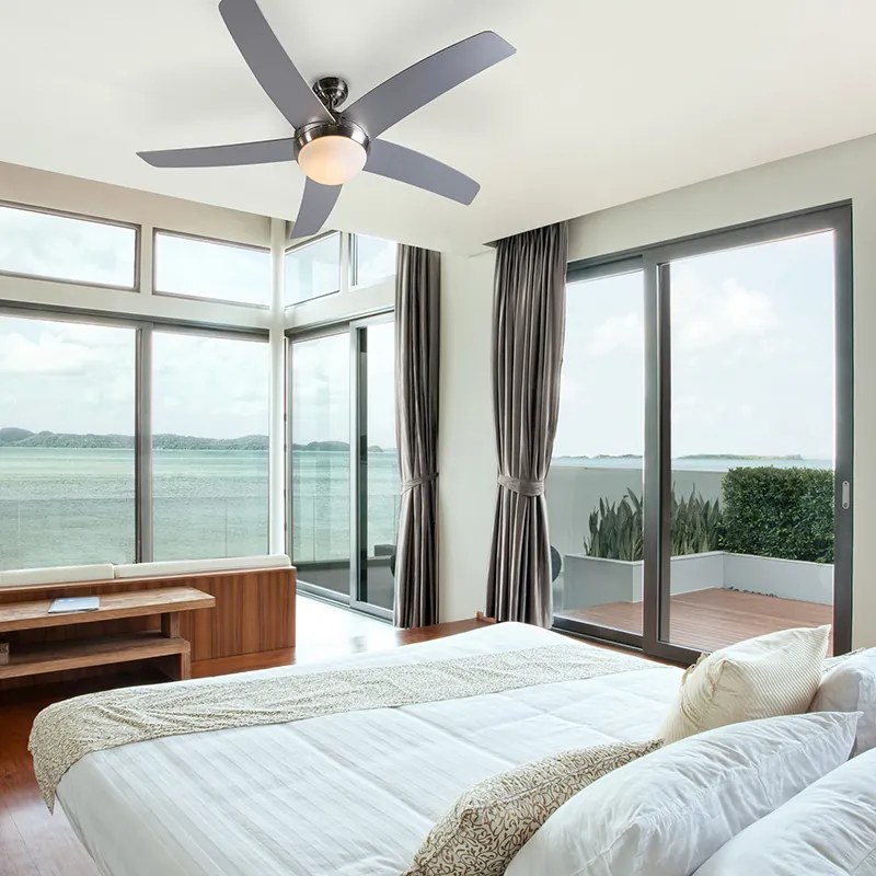 Ventilador de teto em aço 132cm com controlo remoto - Cool