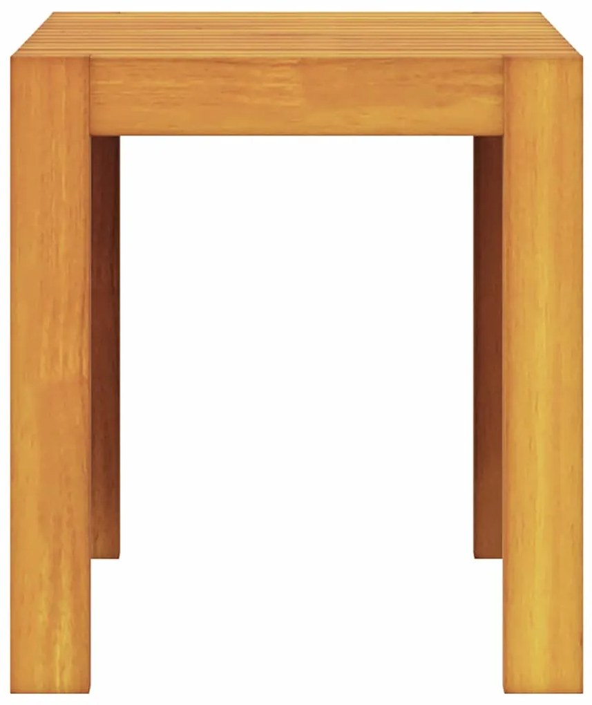 Mesa Lateral de Jardim 43x36x40 cm Madeira Sólida de Teca