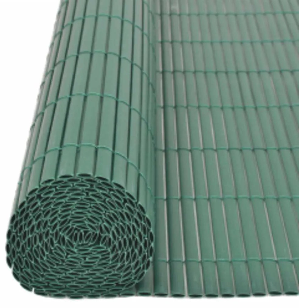Cerca de jardim dupla face 90x400 cm verde