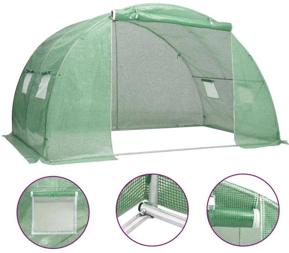 Estufa 8 m² 2x4x2 m