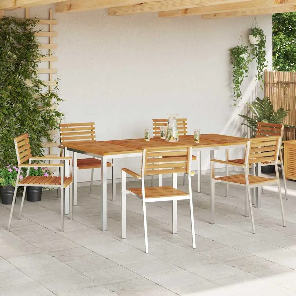 Conjunto de Jantar para Jardim 7 pcs