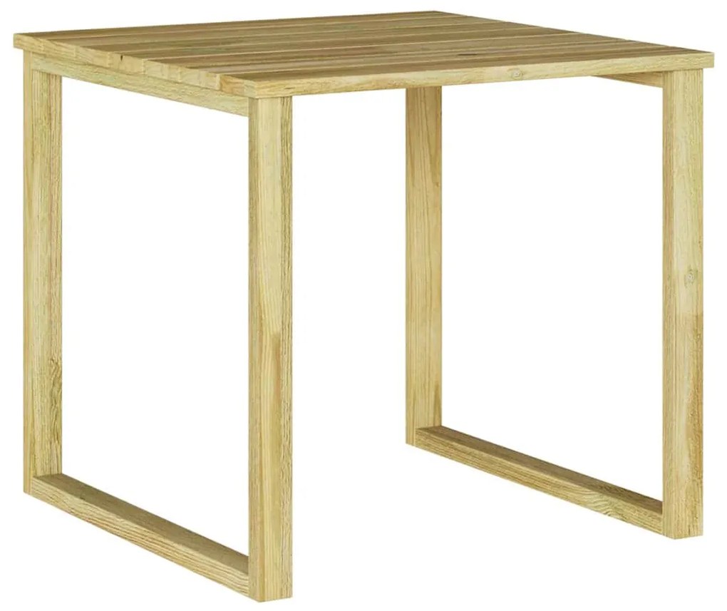Mesa de Cama Sol 50.5x50.5x46 cm Madeira de Pinho Impregnada