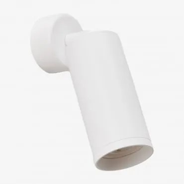 Aplique De Parede Orientável Em Alumínio Walid Branco - Sklum