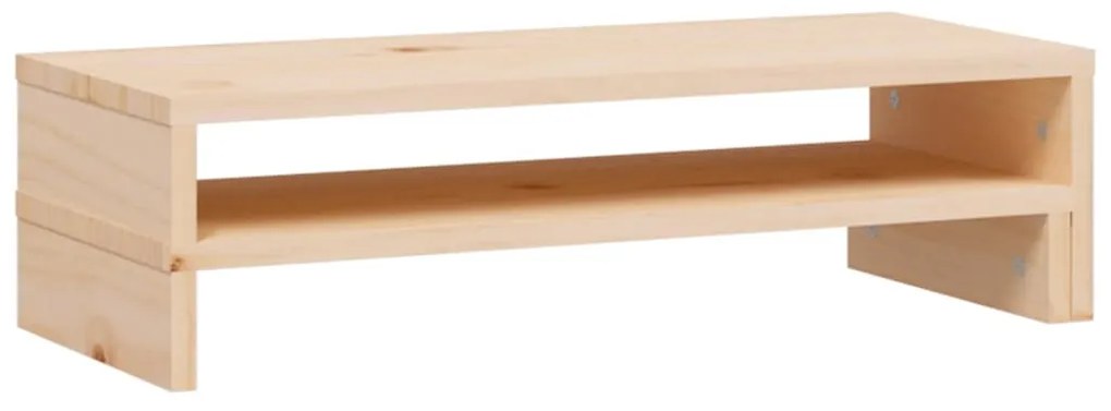 Suporte para monitor (52-101)x22x14 cm madeira de pinho maciça