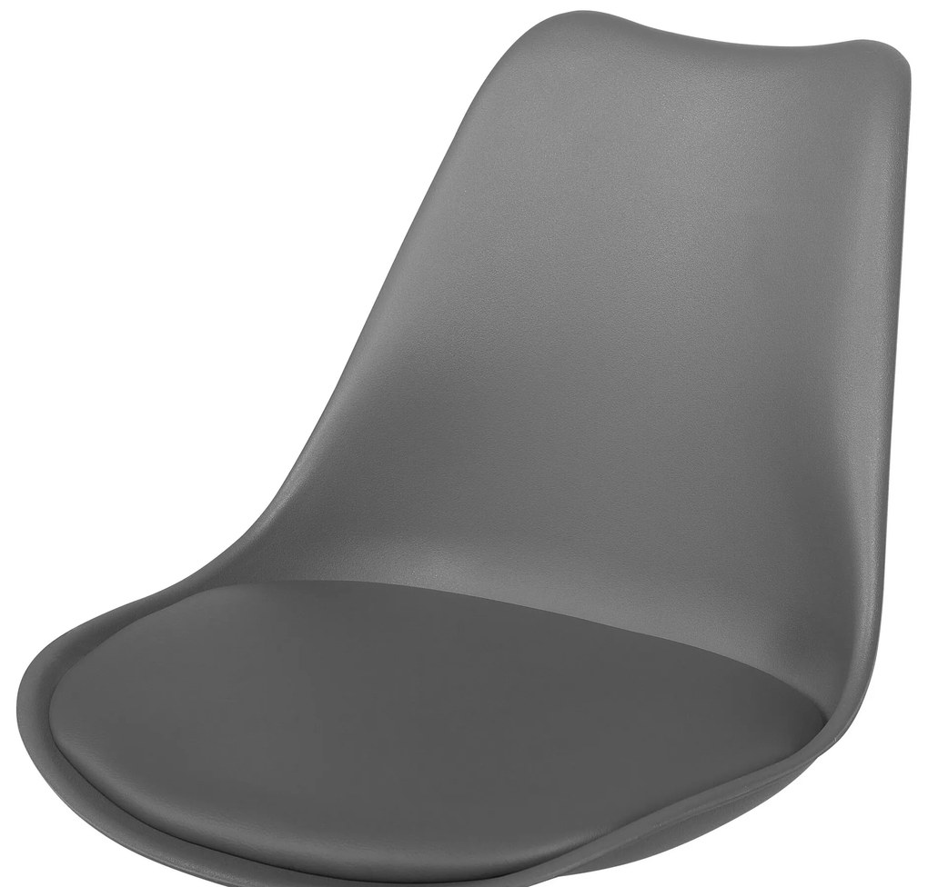 Cadeira de escritório cinzenta DAKOTA II Beliani