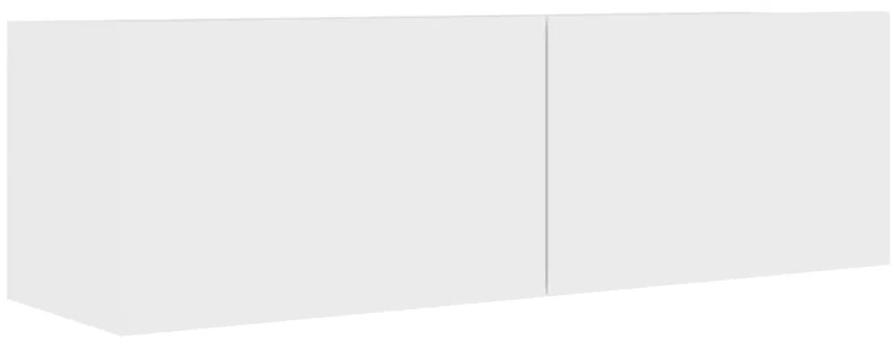 5 pcs conjunto de móveis de TV derivados de madeira branco