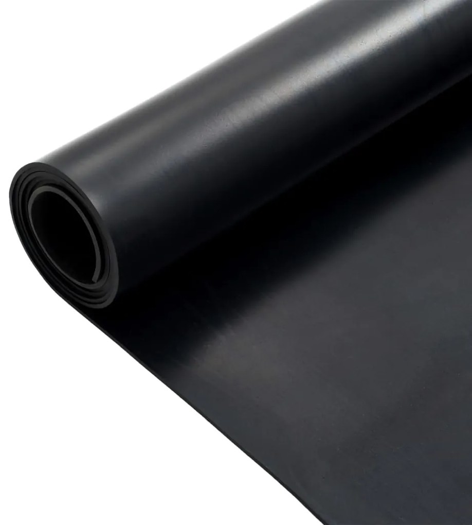 Tapete de borracha antiderrapante liso 1,2x2 m 3 mm