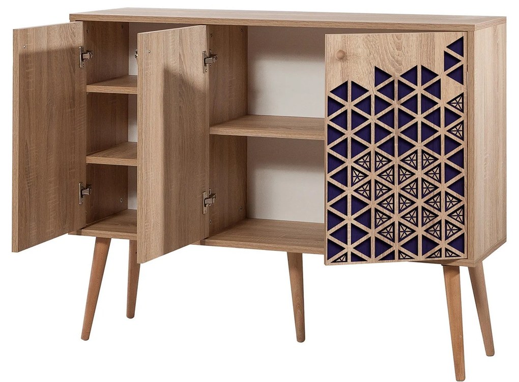 Console Mega – Carvalho Sonoma – 120x90x36 cm