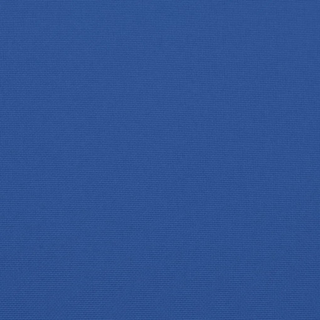 Almofadões p/ cadeiras jardim 6 pcs 40x40x4 cm oxford azul real