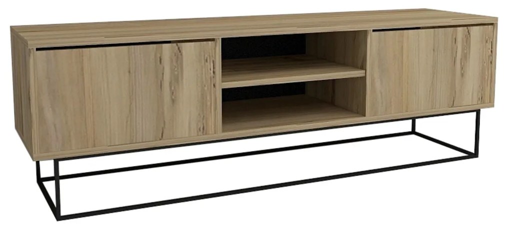 Móvel TV Escape – Feltro Preto – 140x50x40 cm