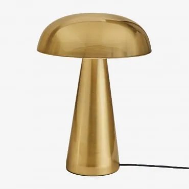 Candeeiro De Mesa De Ferro Galina ↑35 Cm Dourado - Sklum