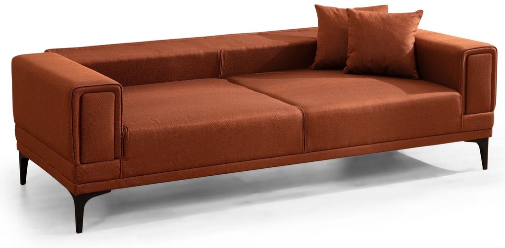 **** Sofá-Cama 3 Lugares Horizon – Vermelho Telha – 230x95x77 cm
**