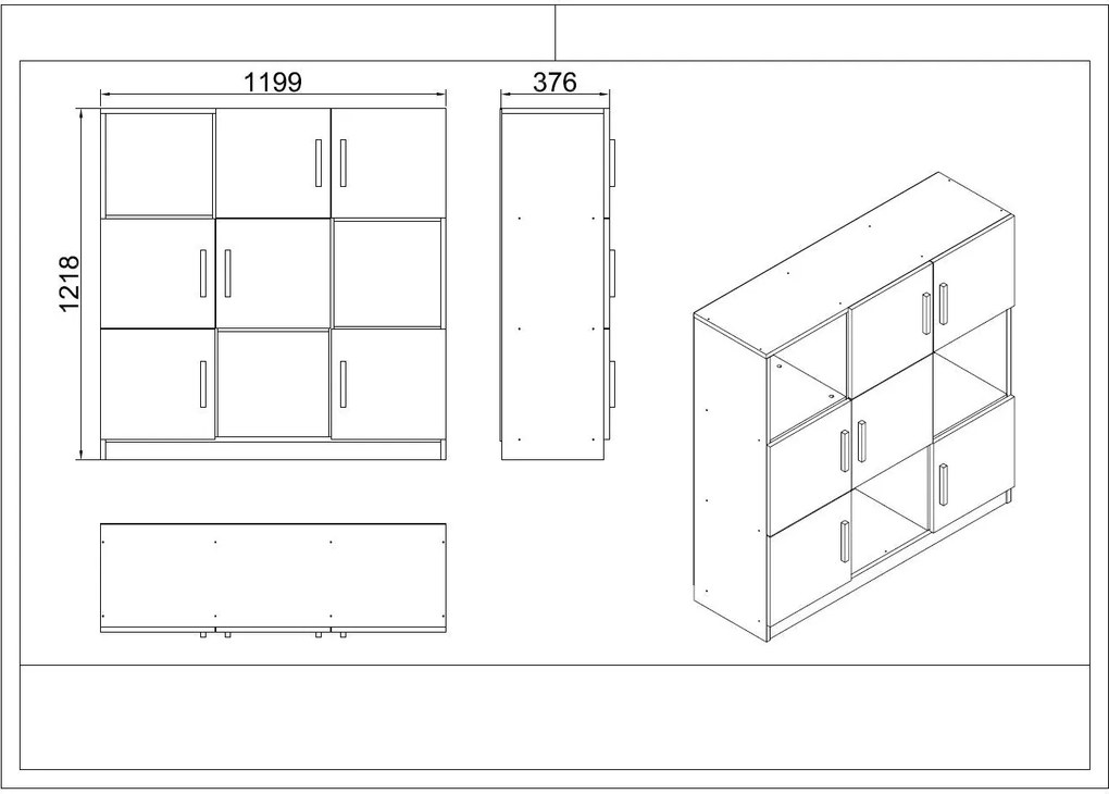 ****
Conjunto de Mobiliário de Escritório VO18 – Branco – Diversas M