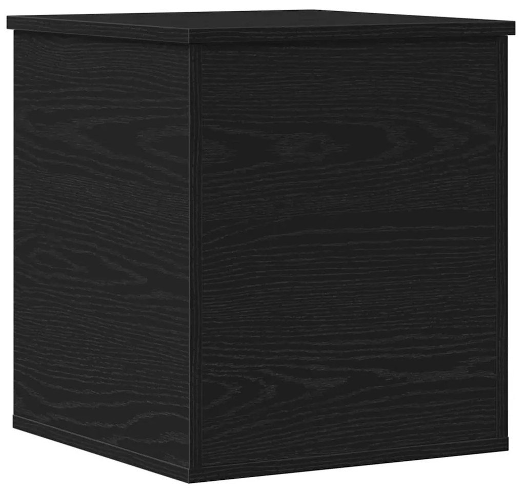Caixa de Armazenamento vidaXL Carvalho Preto 40x42x46 cm Madeira de En