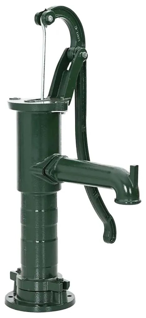 Bomba de água manual para jardim em ferro fundido