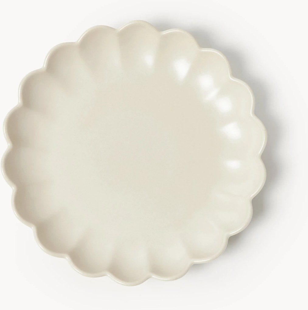 Pratos de pequeno-almoço em forma de flor Sabina, conjunto de 4