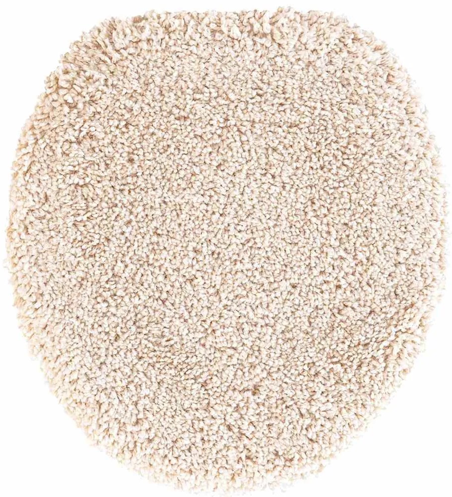 Conjunto de 3 Tapetes de Banho Creme Polipropileno Antiderrapante
