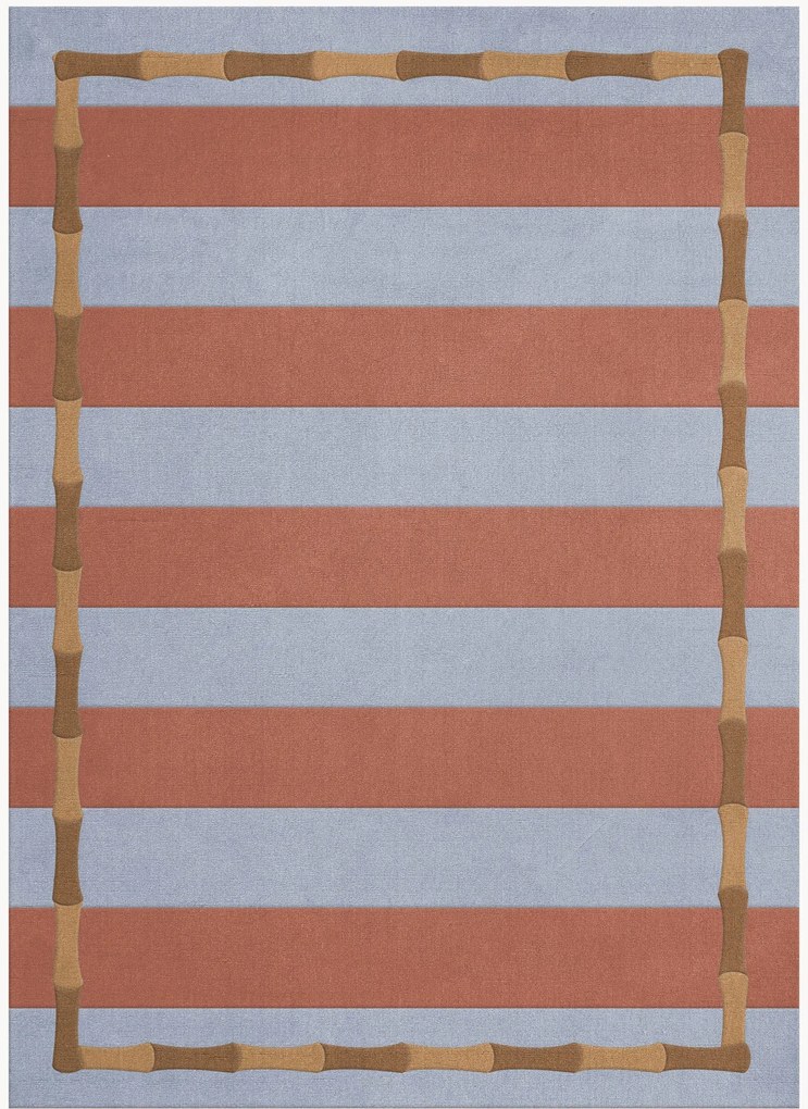 Tapete de lã artesanal Bamboo