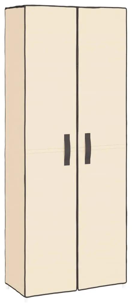 Sapateira Olival de 166 cm em Tecido - Creme - Design Moderno