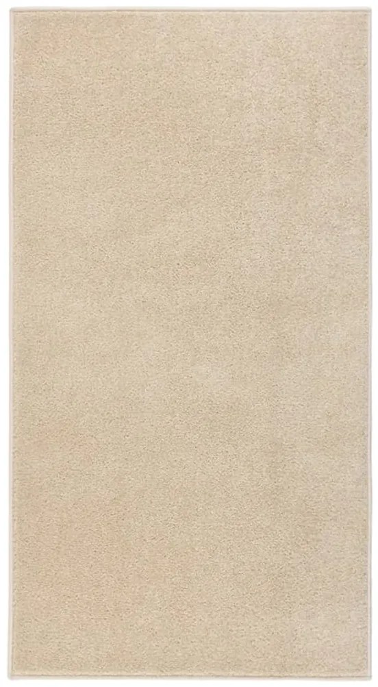 vidaXL Tapete de pelo curto 80x150 cm bege