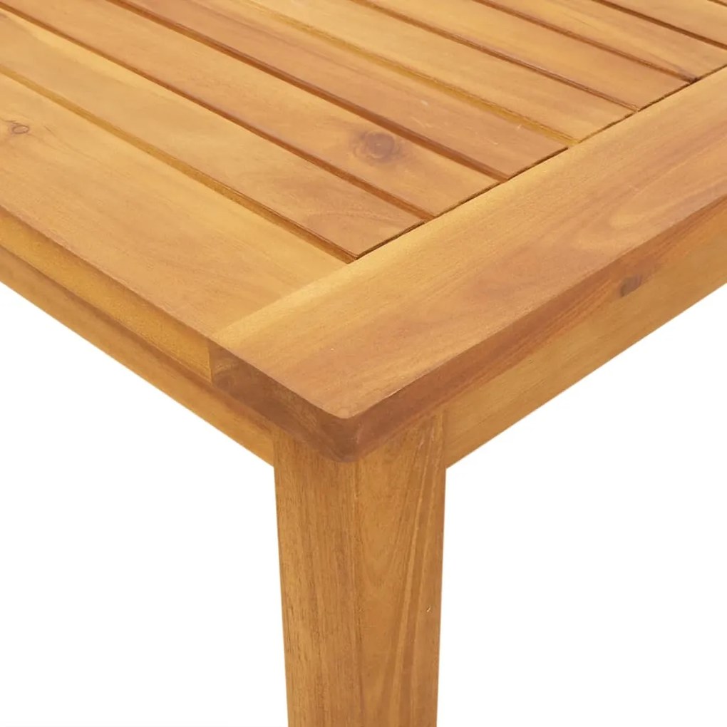 Conjunto de jantar p/ jardim 5 pcs madeira de acácia maciça