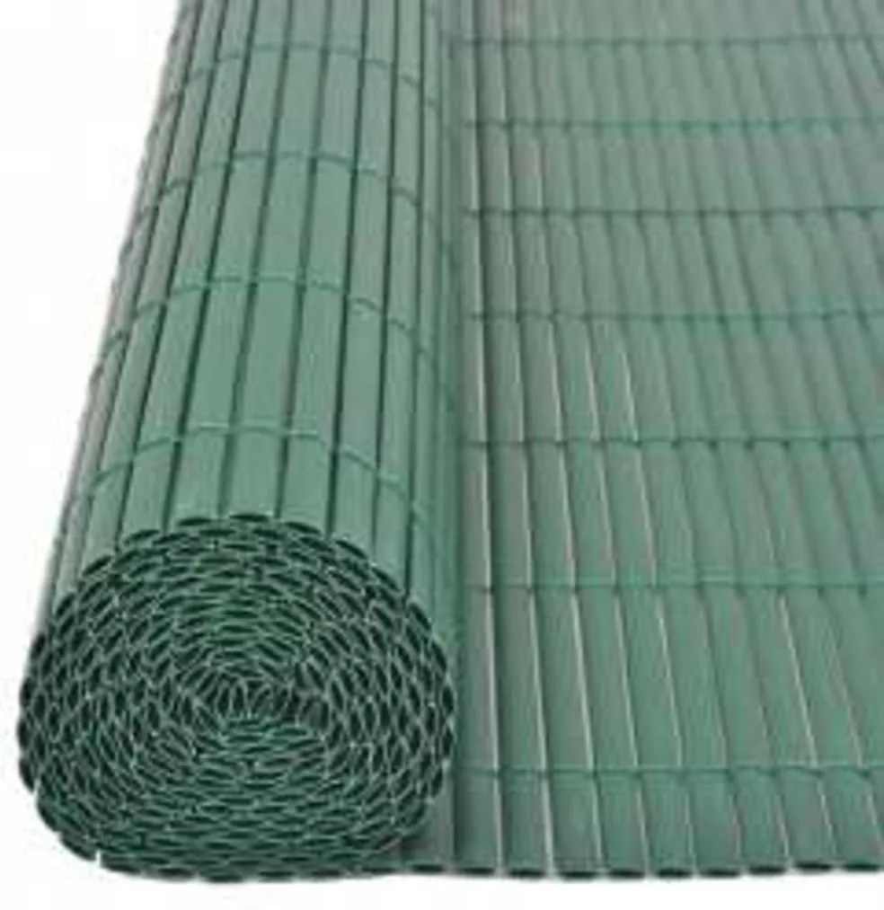 Cerca de jardim dupla face 110x500 cm verde