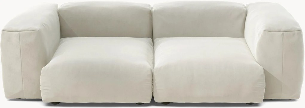 Sofá modular em veludo Vetsak (2 lugares)