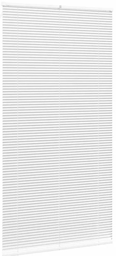Persiana de Janela com cortinas Outros Manual Branco 80 x 130 cm Alumí