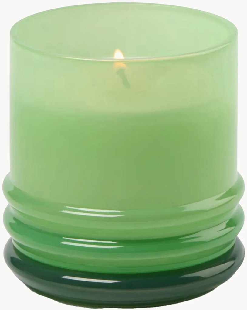 Vela perfumada em vidro Stacked (Minty Verde)