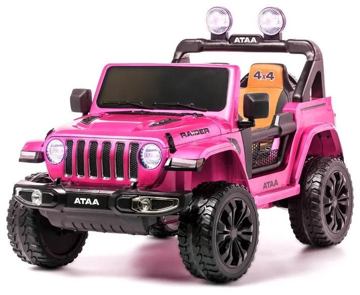 JIPE ELÉTRICO INFANTIL RAIDER 12V 4X4 ROSA