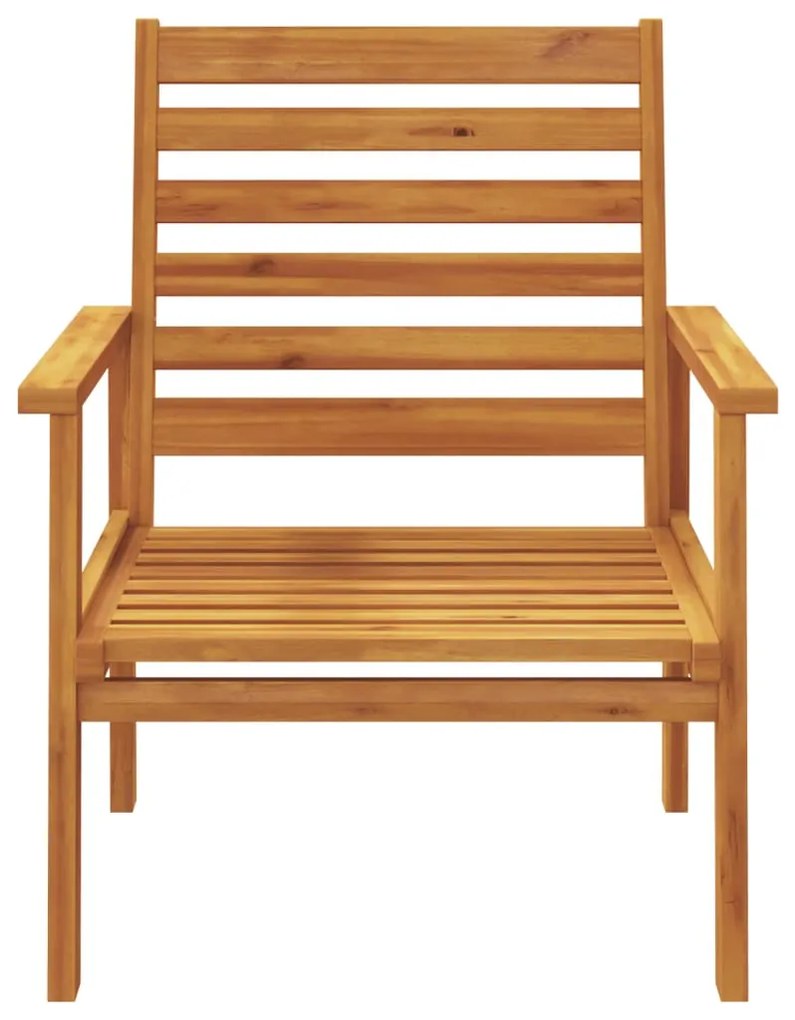 5 pcs conjunto lounge de jardim madeira de acácia maciça