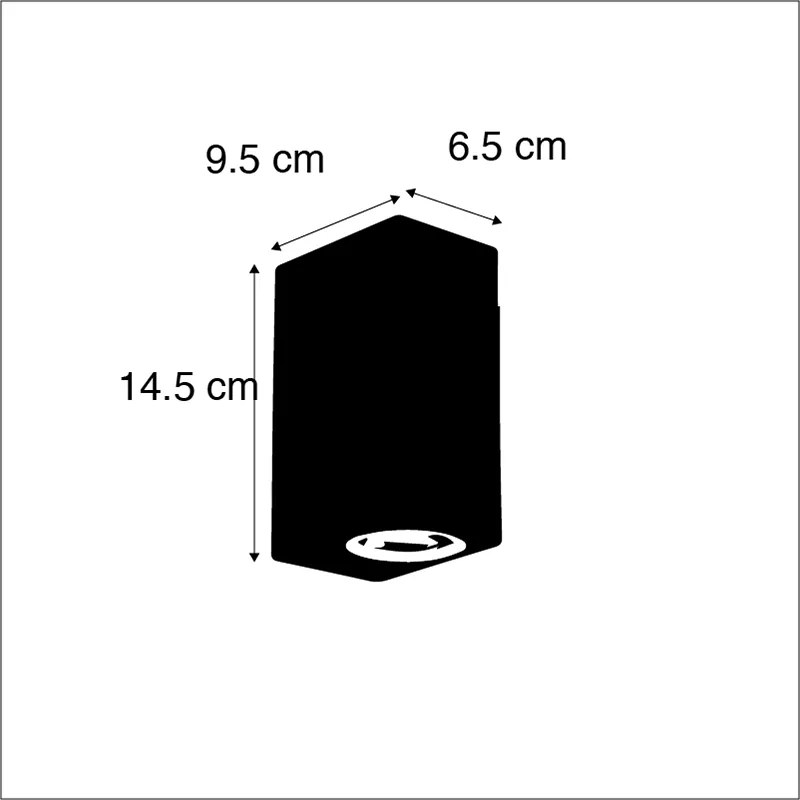 Conjunto de 2 Apliques de Parede Modernos Alumínio 2 Luzes IP44 - Baleno Design