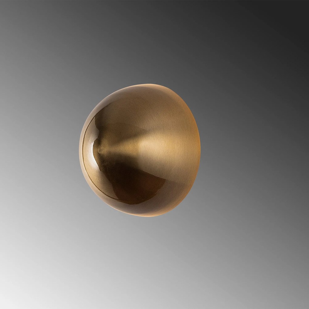 Aplique de Parede Fungal – Dourado – 20 cm x 16 cm