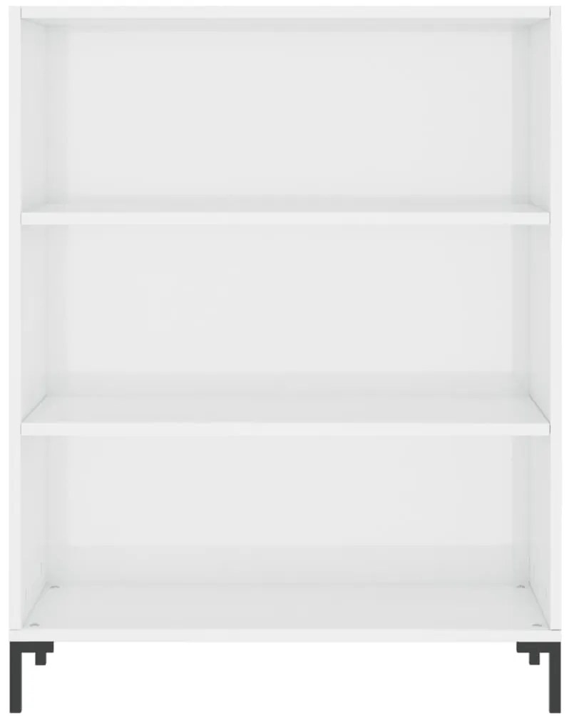 Estante 69,5x32,5x90 cm derivados de madeira branco brilhante