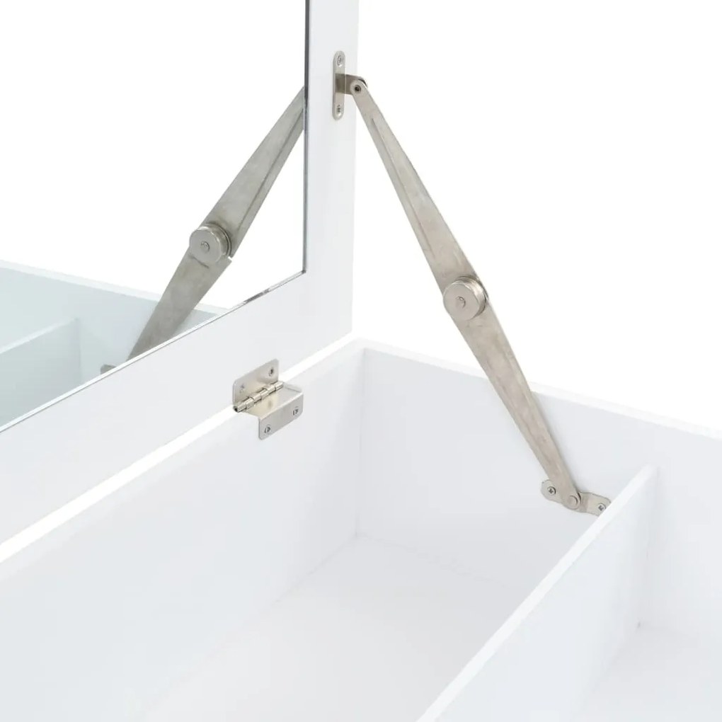 Toucador com espelho MDF 60x40x75 cm