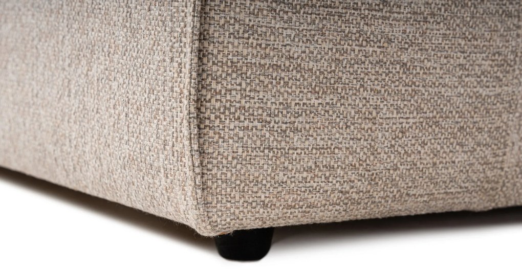 Sofá de Canto Sora – Bege Areia – 350 cm x 65 cm x 190 cm