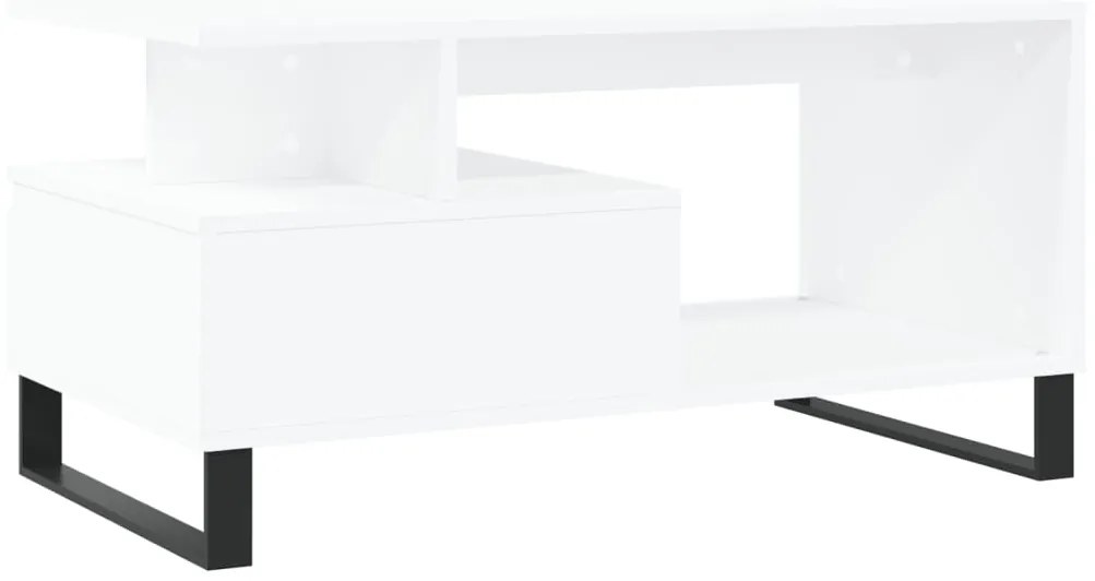Mesa de centro 90x49x45 cm derivados de madeira branco
