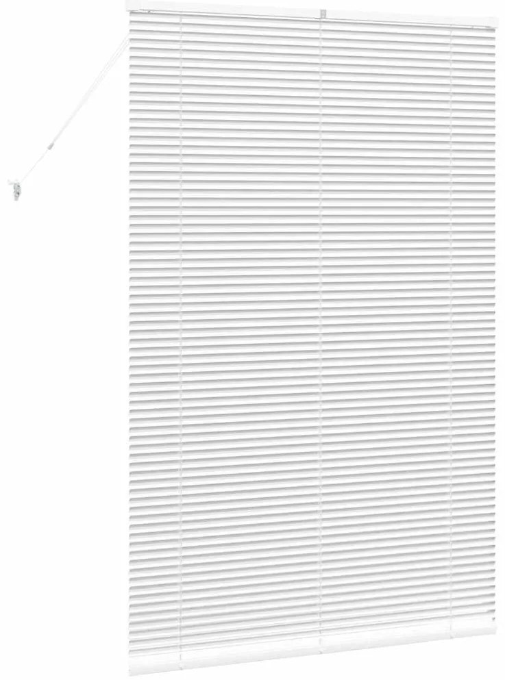 Persiana de Janela com cortinas Outros Manual Branco 120 x 175 cm Alum