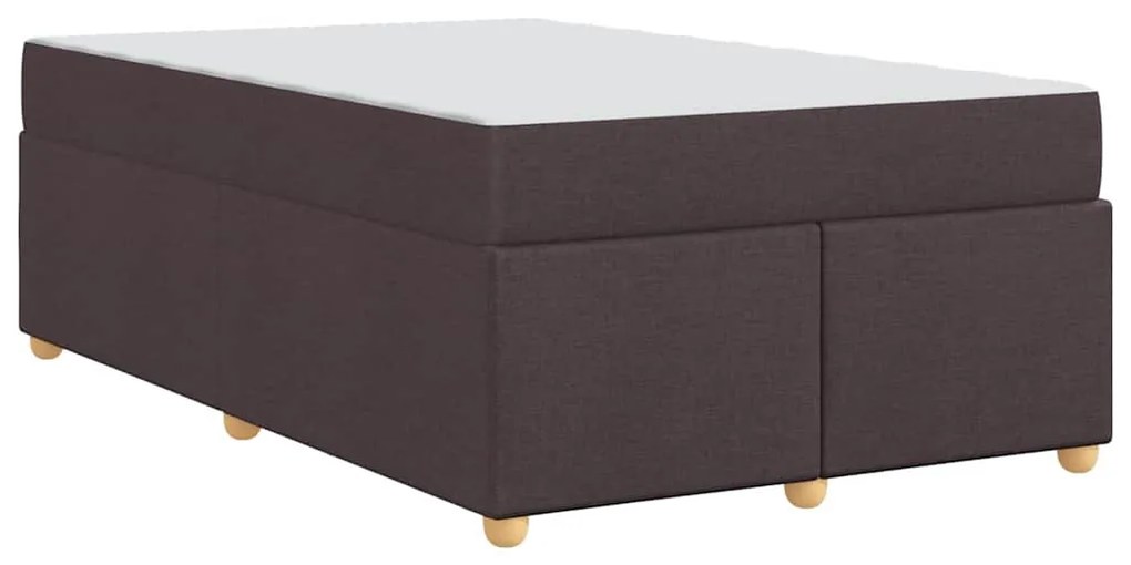 Estrutura de cama com colchão Castanho escuro 120 x 200 cm