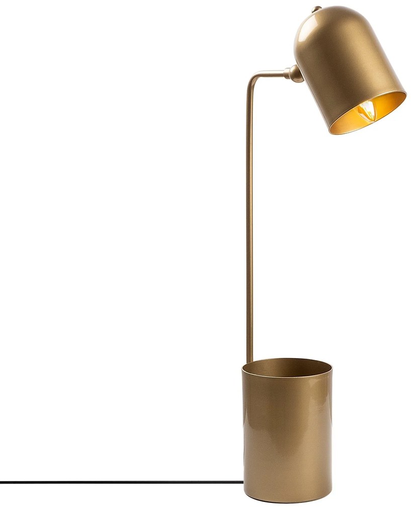 Candeeiro de Mesa Pot – Dourado – 12 x 27 x 64 cm