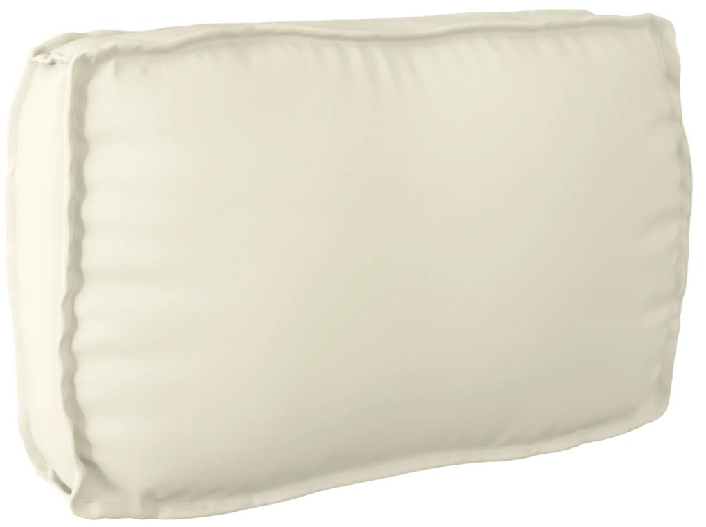 vidaXL Capa de Palete para Encosto Creme 70x40x12 cm Tecido Oxford