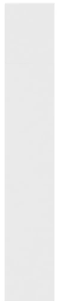 Conjunto armário de TV/estante 3 pcs 180x30x180 cm branco